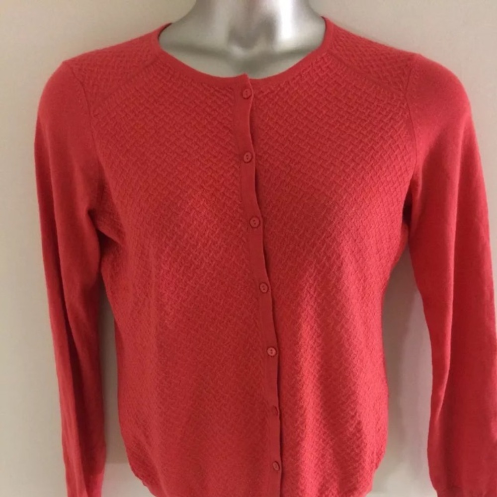 Nordstrom Collection Silk Cashmere  Cardigan SZ M